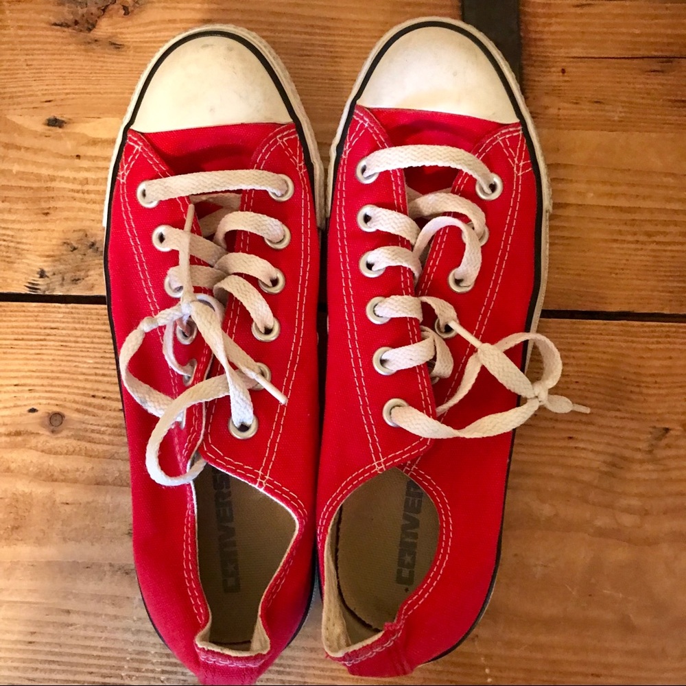 Red Low-top Converse